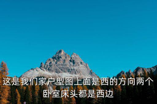 這是我們家戶型圖上面是西的方向兩個臥室床頭都是西邊