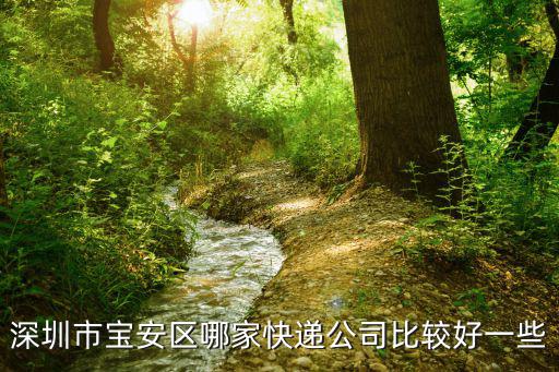深圳市寶安區哪家快遞公司比較好一些