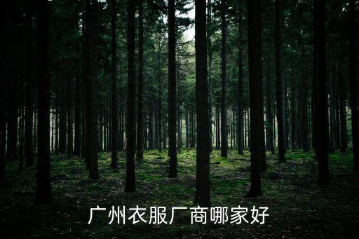 廣州衣服廠商哪家好