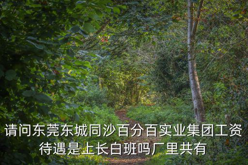 請問東莞東城同沙百分百實業集團工資待遇是上長白班嗎廠里共有