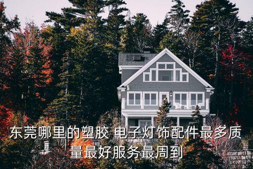 東莞哪里的塑膠 電子燈飾配件最多質量最好服務最周到