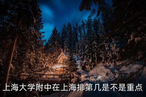 上海大學(xué)附中在上海排第幾是不是重點(diǎn)