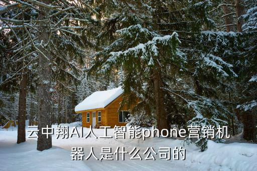 云中翔AI人工智能phone營銷機器人是什么公司的