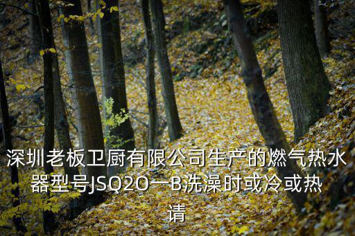 深圳老板衛(wèi)廚有限公司生產(chǎn)的燃?xì)鉄崴餍吞?hào)JSQ2O一B洗澡時(shí)或冷或熱請(qǐng)
