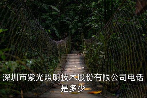 深圳市紫光照明技術股份有限公司電話是多少