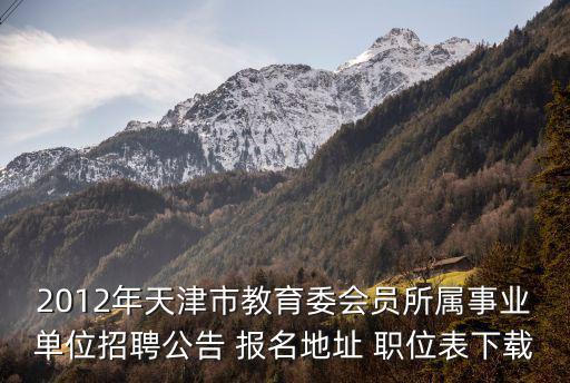 2012年天津市教育系統(tǒng)招聘工作人員公示 張妍，2012天津市教育系統(tǒng)招聘考試公告 報(bào)名入口 職位表下載
