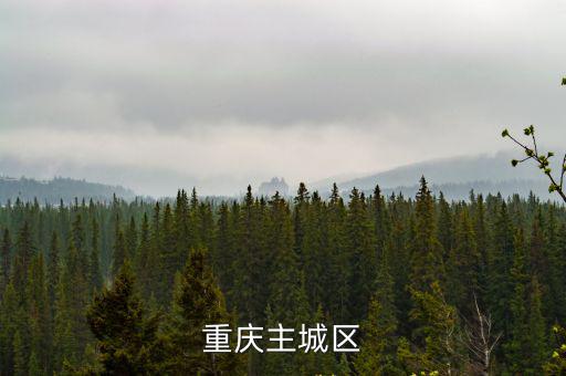 重慶市城區基準地價區域劃分，重慶主城區