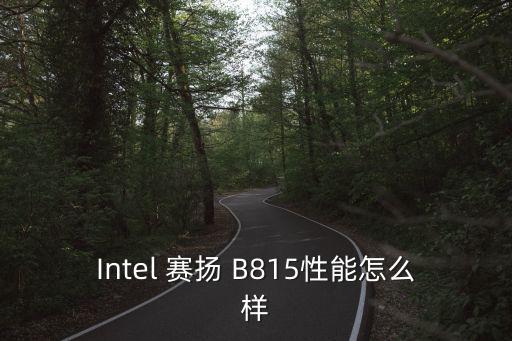 Intel 賽揚 B815性能怎么樣