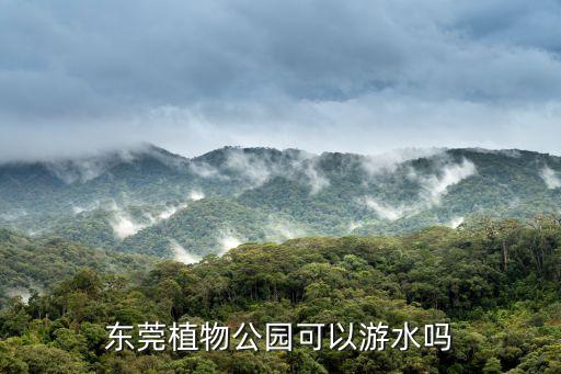 東莞植物公園可以游水嗎