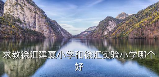 上海市徐匯區徐匯實驗，上海市徐匯區教師進修學院附屬實驗中學