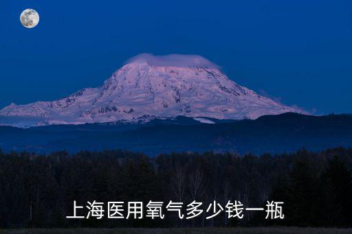 上海醫用氧氣多少錢一瓶