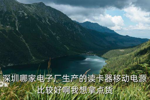 深圳哪家電子廠生產的讀卡器移動電源比較好啊我想拿點貨