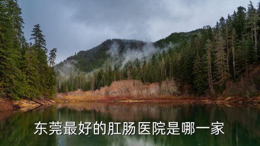 東莞最好的肛腸醫院是哪一家