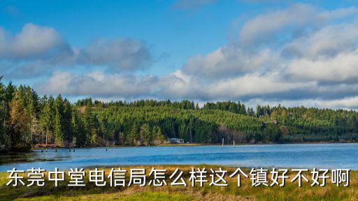 東莞中堂電信局怎么樣這個鎮好不好啊