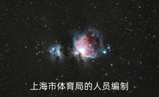 上海市體育局的人員編制