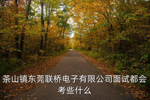 茶山鎮(zhèn)東莞聯(lián)橋電子有限公司面試都會(huì)考些什么