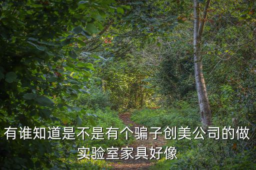 有誰知道是不是有個騙子創(chuàng)美公司的做實(shí)驗(yàn)室家具好像