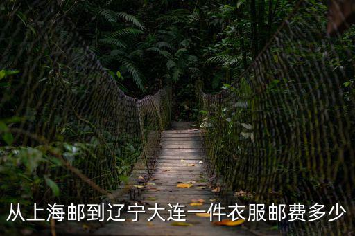 從上海郵到遼寧大連一件衣服郵費多少