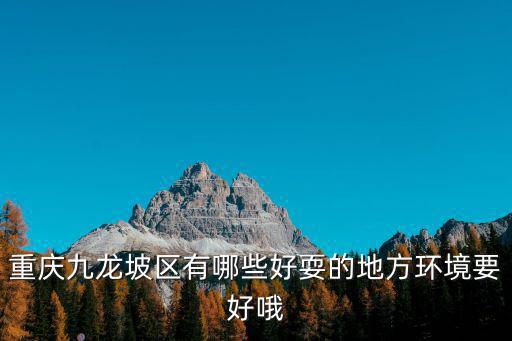 重慶九龍坡區有哪些好耍的地方環境要好哦