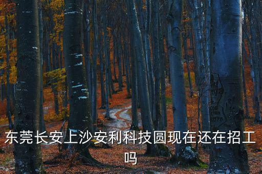 東莞長安上沙安利科技圓現(xiàn)在還在招工嗎