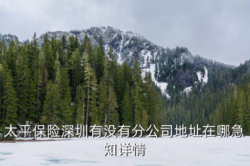 深圳太平人壽，深圳市龍崗區太平洋人壽保險公司地址