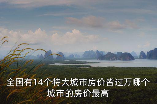 全國有14個特大城市房價皆過萬哪個城市的房價最高