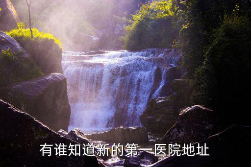 有誰知道新的第一醫(yī)院地址
