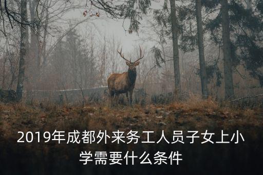成都市外來務工人員子女上學，成都外來務工人員子女入學