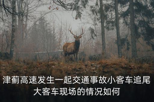 津薊高速發生一起交通事故小客車追尾大客車現場的情況如何