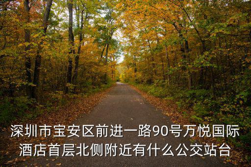 深圳市寶安區前進一路90號萬悅國際酒店首層北側附近有什么公交站臺