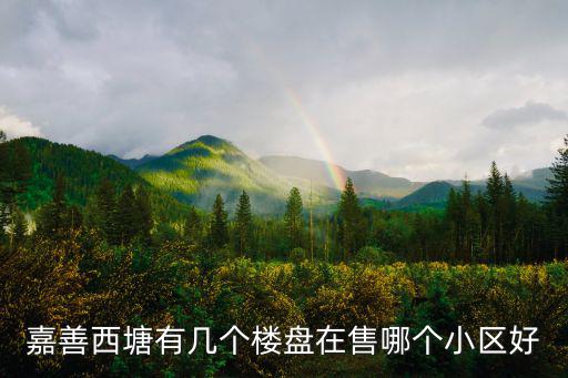 嘉善西塘有幾個樓盤在售哪個小區好