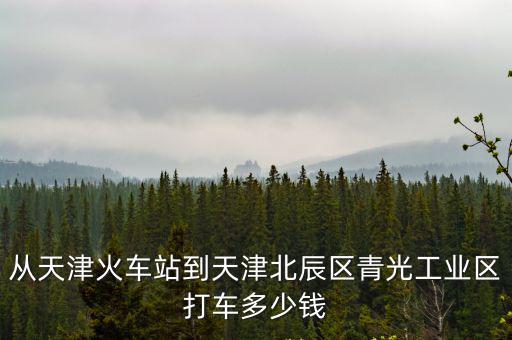 從天津火車站到天津北辰區青光工業區打車多少錢