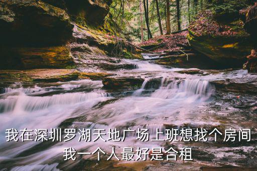 我在深圳羅湖天地廣場上班想找個(gè)房間我一個(gè)人最好是合租