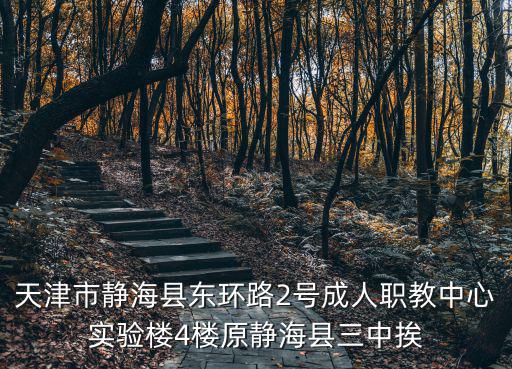 天津市靜海縣東環(huán)路2號成人職教中心實(shí)驗(yàn)樓4樓原靜海縣三中挨