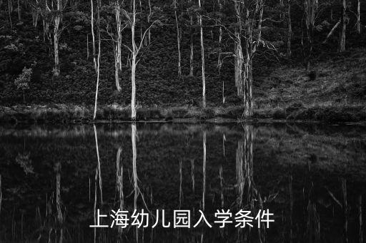 上海市市立幼兒園招生條件，上海幼兒園入學條件