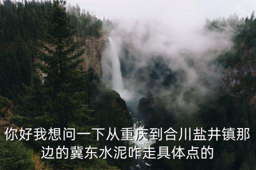 你好我想問一下從重慶到合川鹽井鎮那邊的冀東水泥咋走具體點的