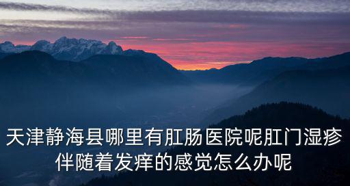 天津靜海縣哪里有肛腸醫(yī)院呢肛門濕疹伴隨著發(fā)癢的感覺怎么辦呢