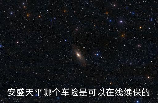 安盛天平哪個車險是可以在線續保的
