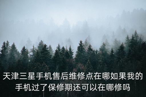 天津三星手機(jī)售后維修點(diǎn)在哪如果我的手機(jī)過了保修期還可以在哪修嗎