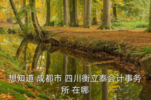 想知道 成都市 四川衡立泰會(huì)計(jì)事務(wù)所 在哪