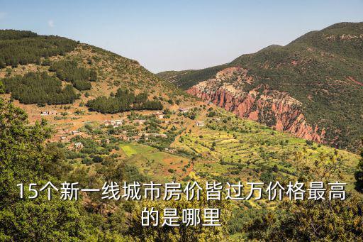 15個新一線城市房價皆過萬價格最高的是哪里