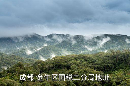 成都 金牛區國稅二分局地址