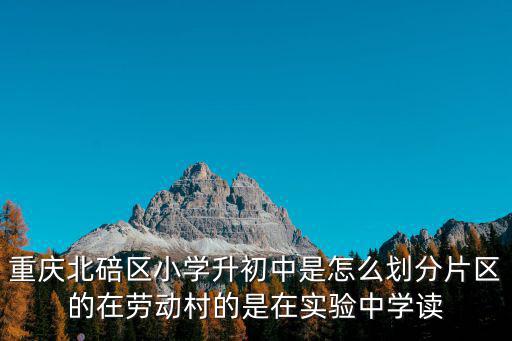 重慶北碚區小學升初中是怎么劃分片區的在勞動村的是在實驗中學讀