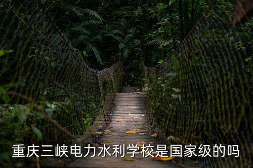 重慶三峽電力水利學(xué)校是國家級的嗎