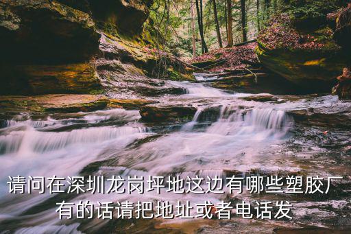 請問在深圳龍崗坪地這邊有哪些塑膠廠有的話請把地址或者電話發