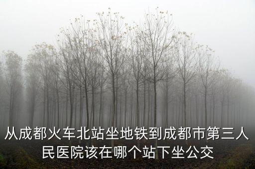 從成都火車北站坐地鐵到成都市第三人民醫(yī)院該在哪個站下坐公交