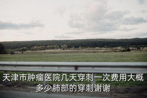 天津市腫瘤醫(yī)院活檢價(jià)格，天津市腫瘤醫(yī)院幾天穿刺一次費(fèi)用大概多少肺部的穿刺謝謝