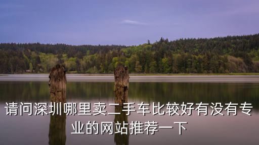 深圳賣車，深圳有哪些賣車的地方