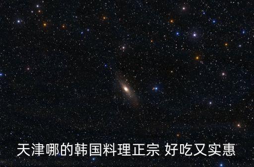 天津哪的韓國料理正宗 好吃又實惠
