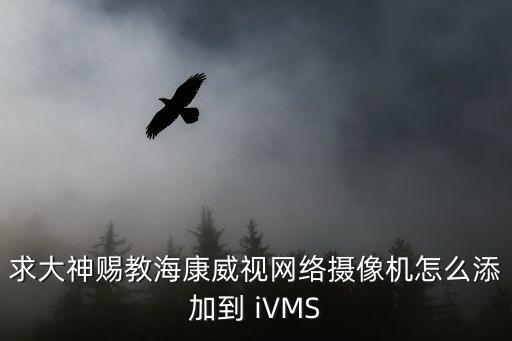 求大神賜教海康威視網絡攝像機怎么添加到 iVMS